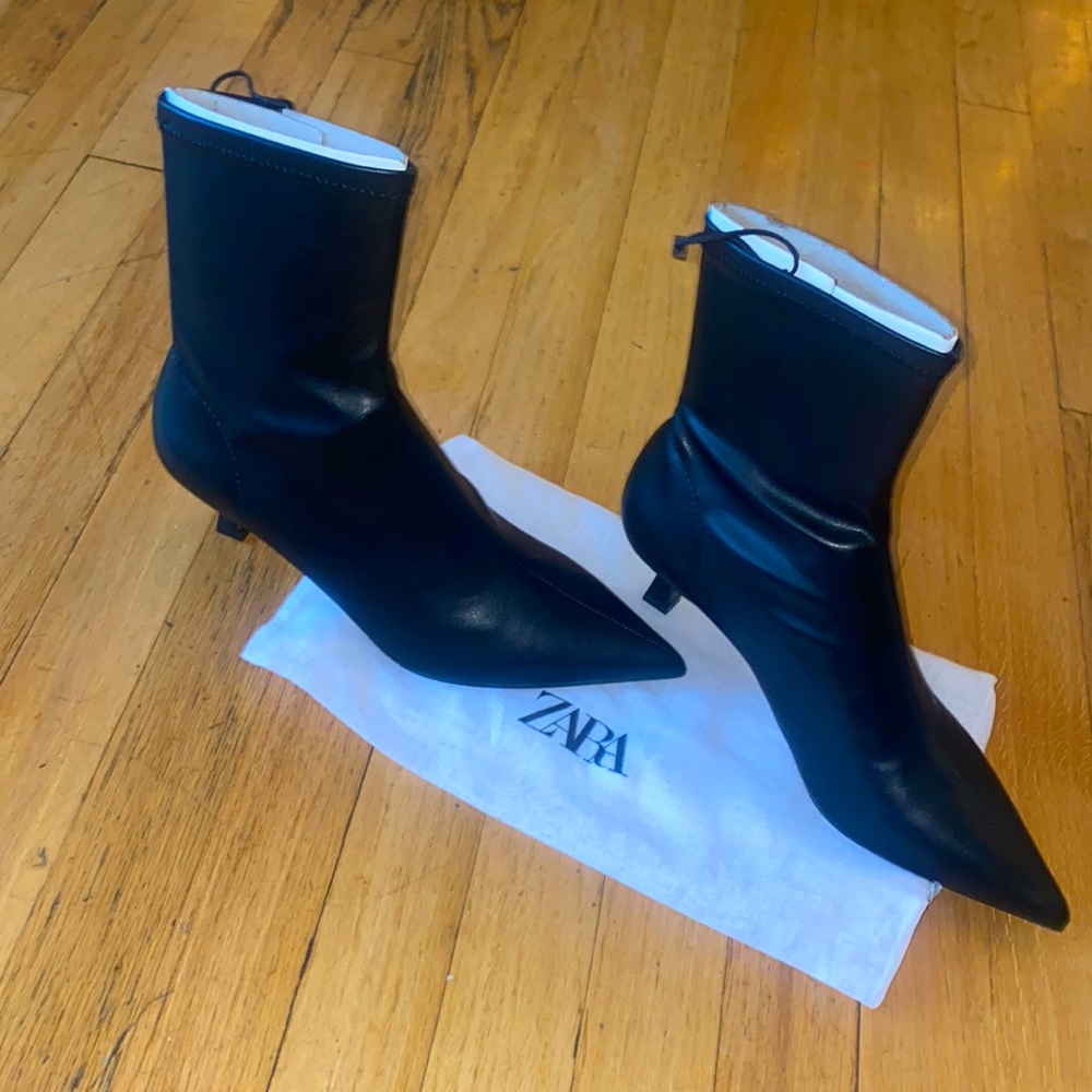 Zara  leather boots